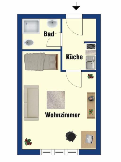 Helles Appartment Zum Wohlfuehlen ฟุลดา ภายนอก รูปภาพ
